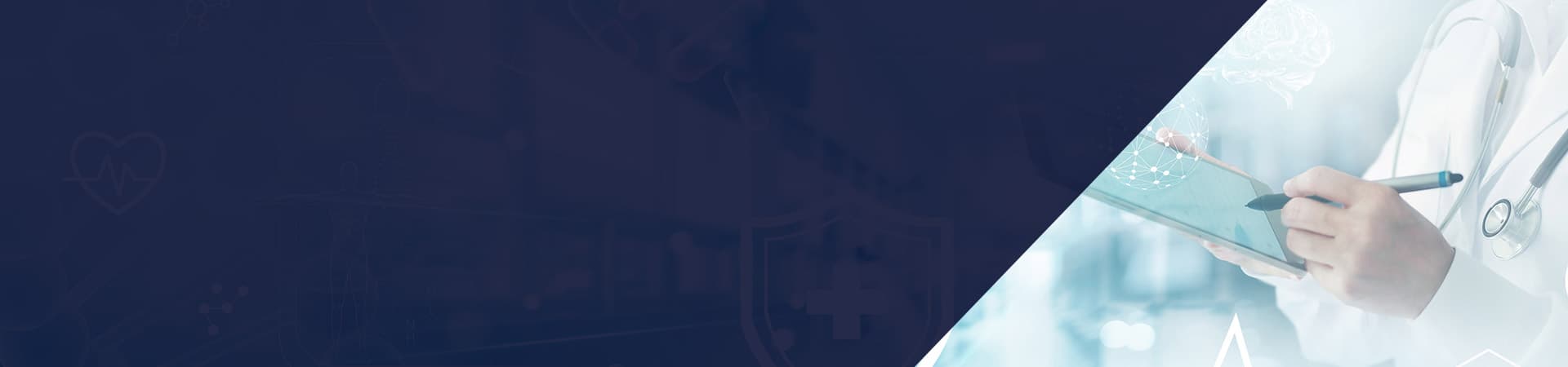 Doctor taking notes on tablet